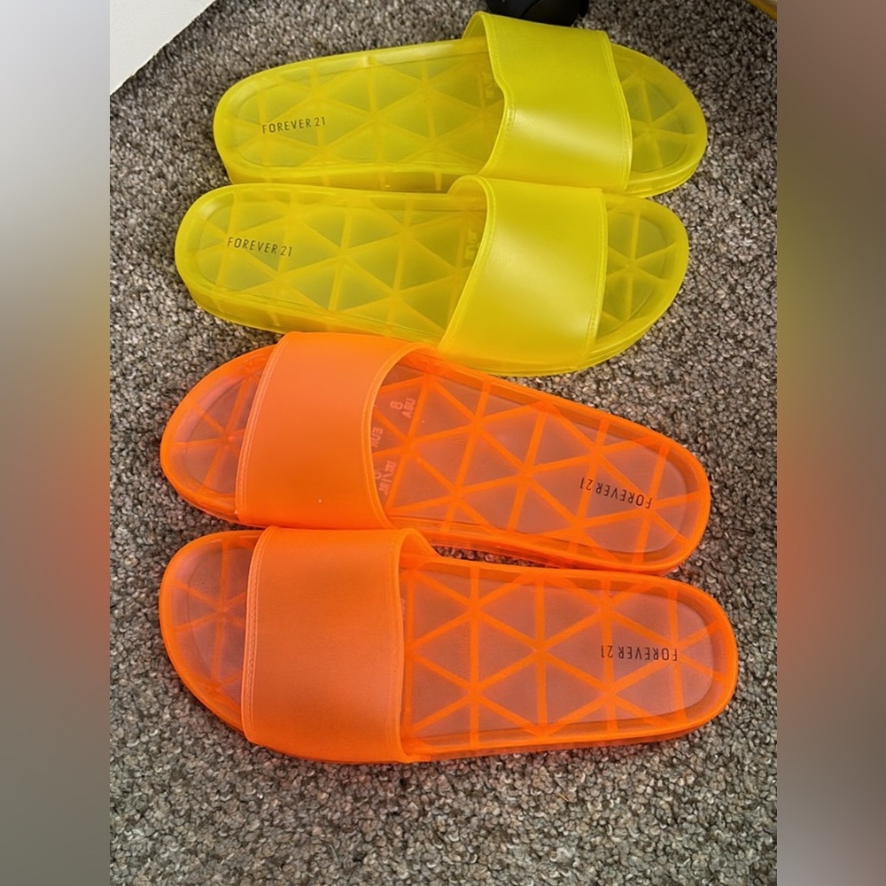Forever 21 jelly sandals